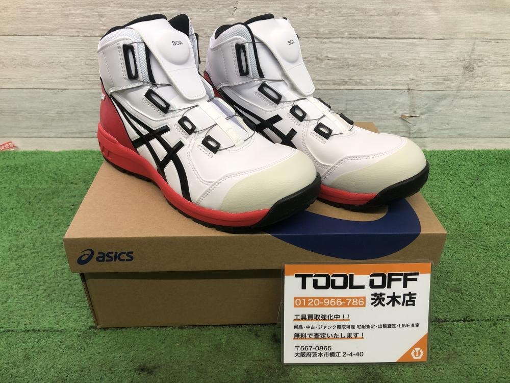 asics アシックス 安全靴 WINJOB ホワイト/ブラック CP304 100 26cmの asics アシックス 安全靴 WINJOB ホワイト/ブラック CP304 100 26cmの