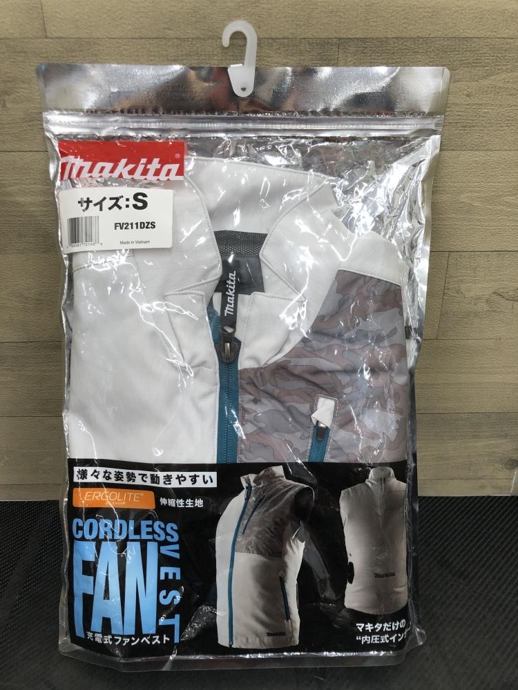 マキタ makita 充電式ファンジャケット FV211DZS の中古 未使用品