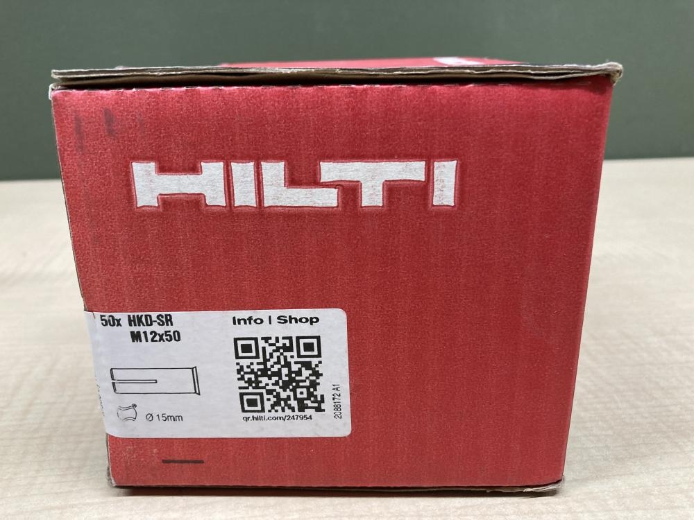 HILTI ヒルティ フラッシュアンカー HKD-SR M12×50 #247954の中古 未使用品 《埼玉・上尾》中古工具販売の専門店│  ツールオフ上尾店 ｜中古工具販売のツールオフ