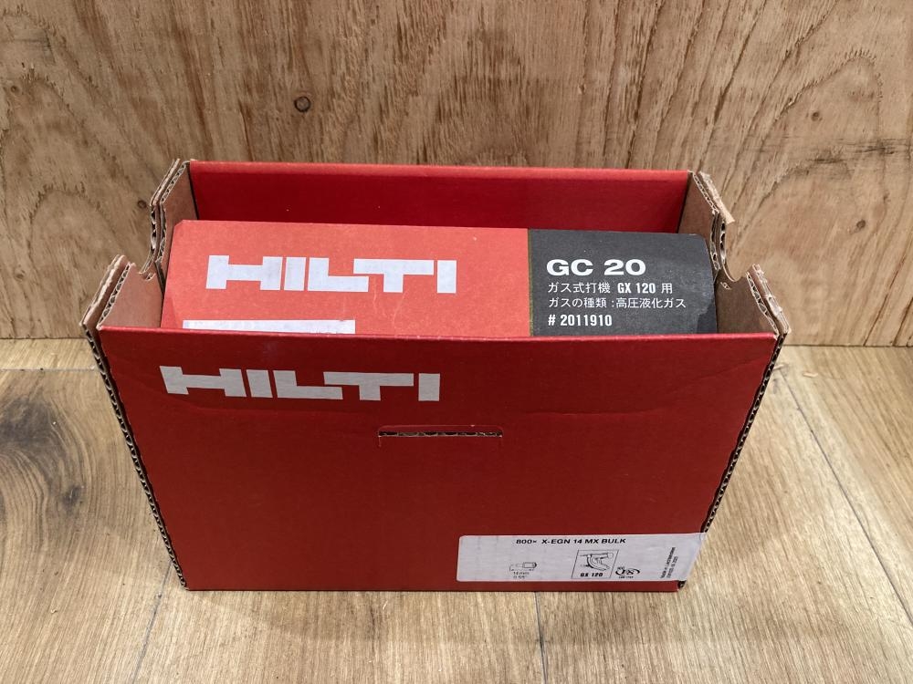 HILTI ヒルティ ガスピン ガス缶セット X-GN 20MX GC20の中古 未使用品 《東京・江戸川》中古工具販売の専門店│ ツールオフ江戸川店  ｜中古工具販売のツールオフ