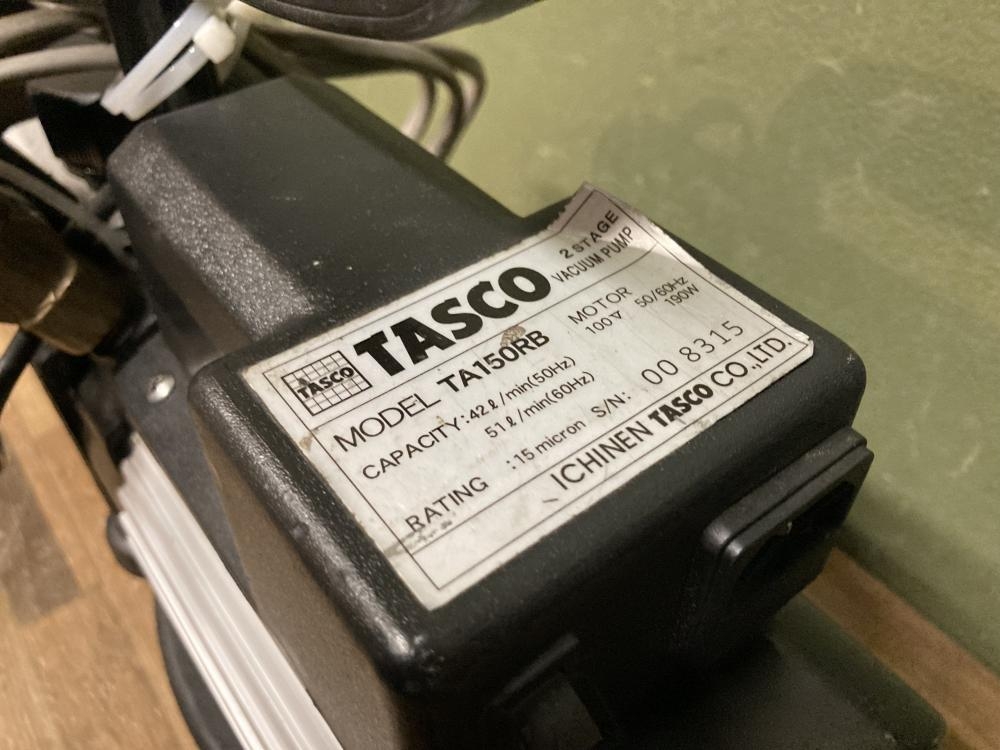 TASCO 真空ポンプ TA150RBの中古 ジャンク 《東京・江戸川》中古 TASCO 真空ポンプ TA150RBの中古 ジャンク 《東京・江戸川》中古