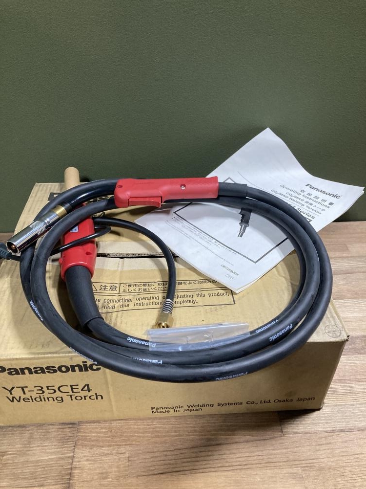 Panasonic パナソニック CO2溶接用レッドトーチ YT-35CE4の中古 未使用