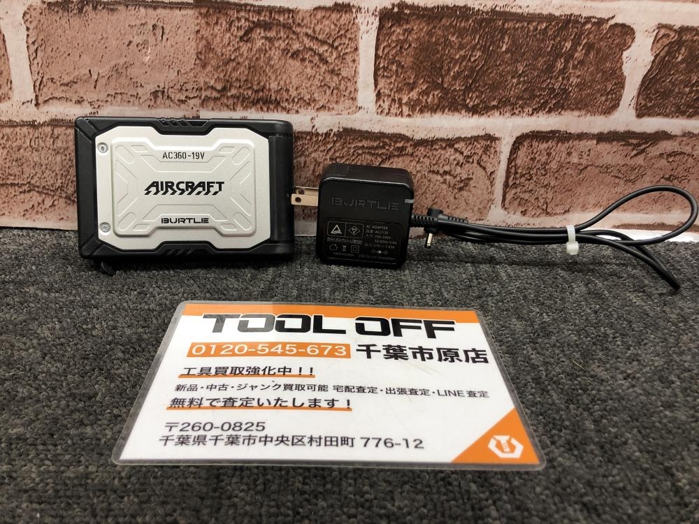Burtle AIRCRAFT AC360-19V ジャンク品 AC360-19V バッテリー BURTLE
