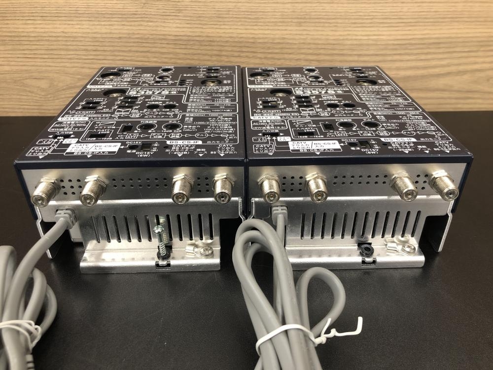 日本アンテナ CATV・BS・CS-IFブースター2個セット S357Sの中古 未使用