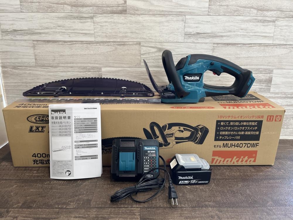 makita マキタ 400㎜充電式生垣バリカン MUH407DWFの中古 未使用品 