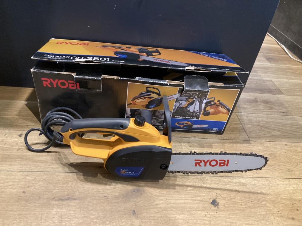 RYOBI 電気チェンソー CS-2501の中古 中古C傷汚れあり 《東京・東村山