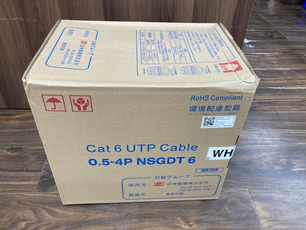 日本製線 Cat6 UTPケーブル 0.5-4P NSGDT6の中古 未使用品 《埼玉 