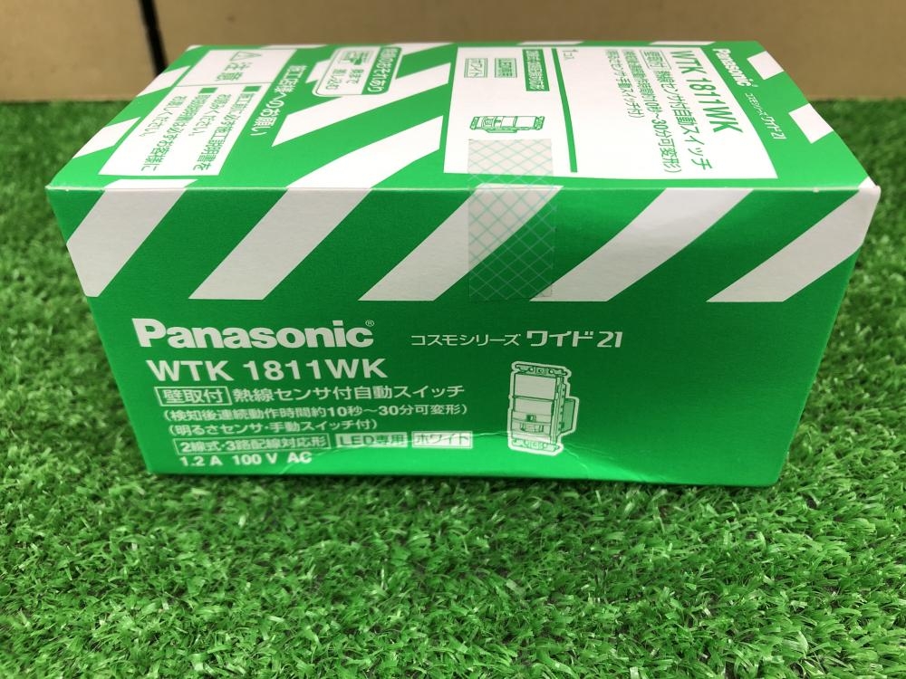 Panasonic 熱線センサー付自動スイッチ WTK1811WK 20個 Amazon | パナソニック配線器具(Panasonic) コスモシリーズ