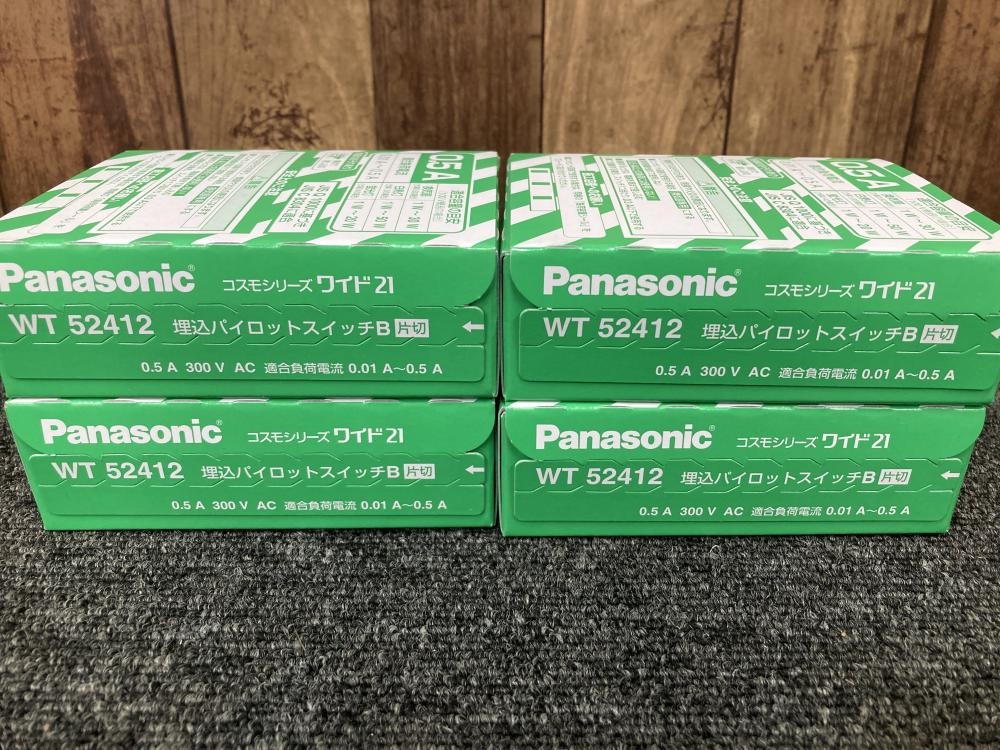 パナソニック Panasonic 埋込パイロットスイッチB 4箱セット WT52412の中古 未使用品  《大阪・松原》中古工具販売の専門店│ツールオフ松原店 ｜中古工具販売のツールオフ