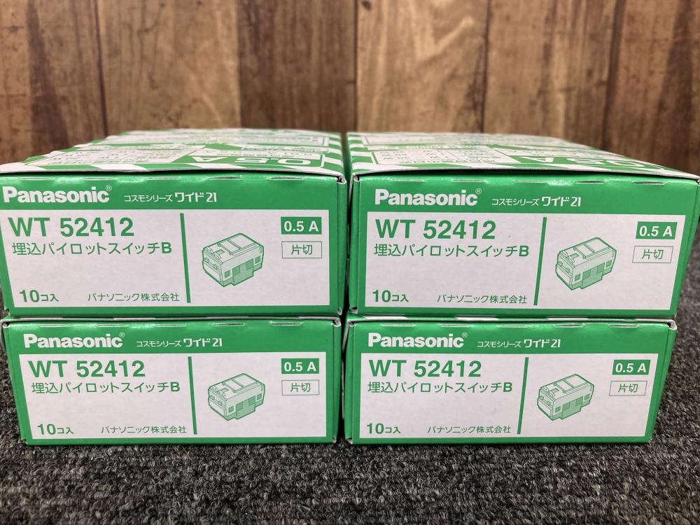 パナソニック Panasonic 埋込パイロットスイッチB 4箱セット WT52412の中古 未使用品  《大阪・松原》中古工具販売の専門店│ツールオフ松原店 ｜中古工具販売のツールオフ