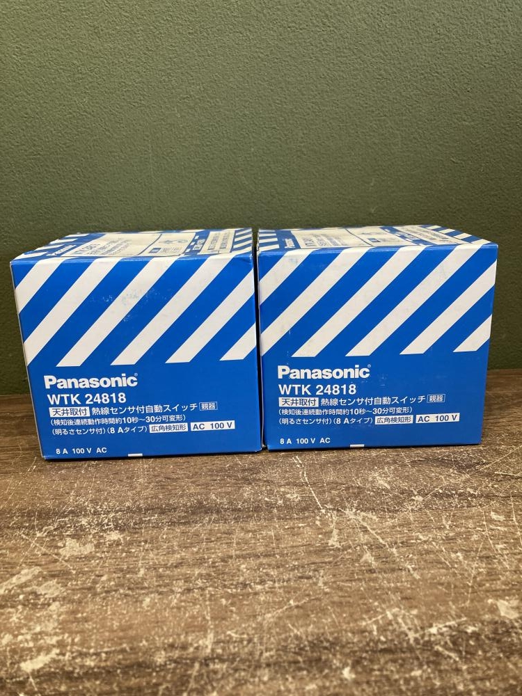 Panasonic WTK 24818 熱線センサー付き自動スイッチ 2個セット