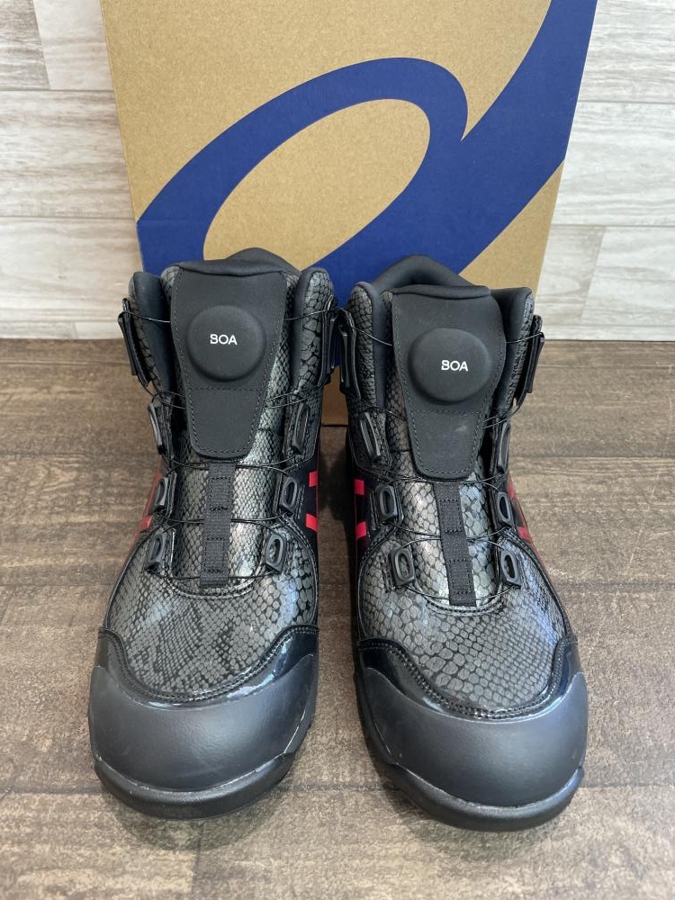 中古　ASICS アシックス CP304 BOA 安全靴　黒 アシックス asics 作業靴 安全靴 ウィンジョブ 【CP304】BOA BLK