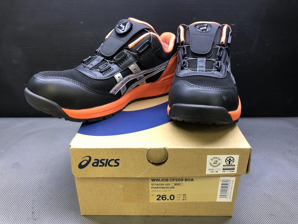 アシックス ASICS 安全靴26cm CP209 1271A029-025の中古 未使用