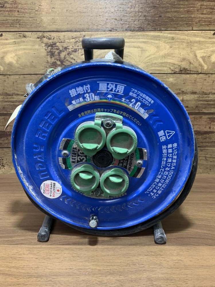 ハタヤ サンデーレインボーリール(屋外用) SG-30K SG-30K | サンデーレインボーリール（屋外用・防雨型） | ハタヤ